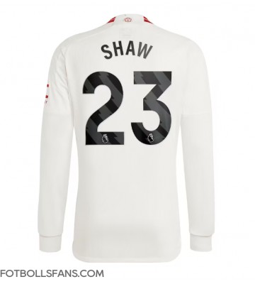Manchester United Luke Shaw #23 Replika Tredje Tröja 2023-24 Långärmad